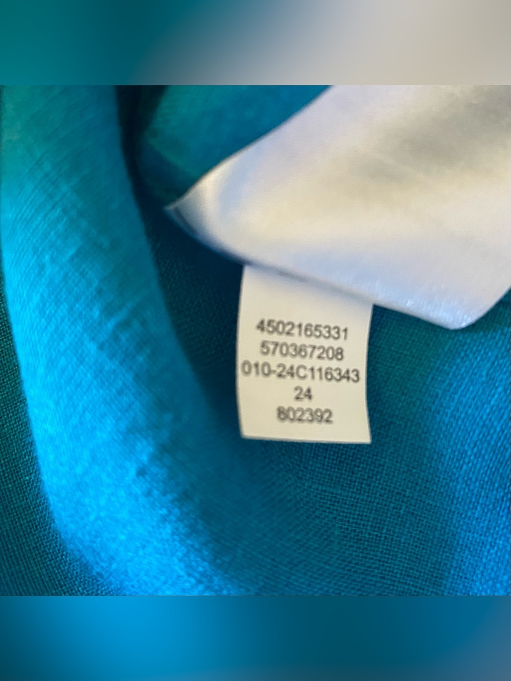 Chico's NWOT Vibrant Teal Button-Down Blouse 14 - Picture 10 of 10